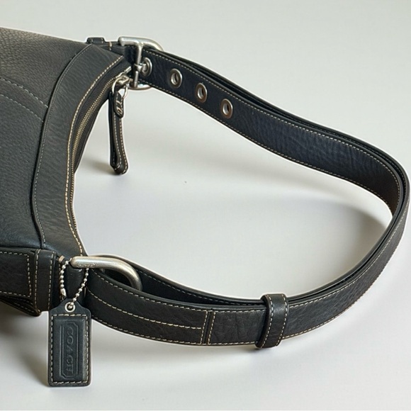 Authentic Coach Black Leather Bucket Shoulder Bag! - Picture 8 of 14